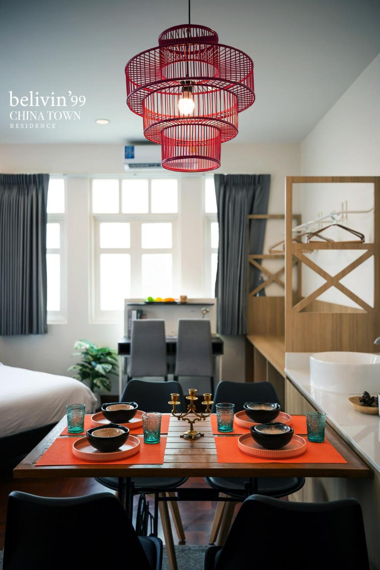 Belivin99 Residence Chinatown Bangkok Bagian luar foto