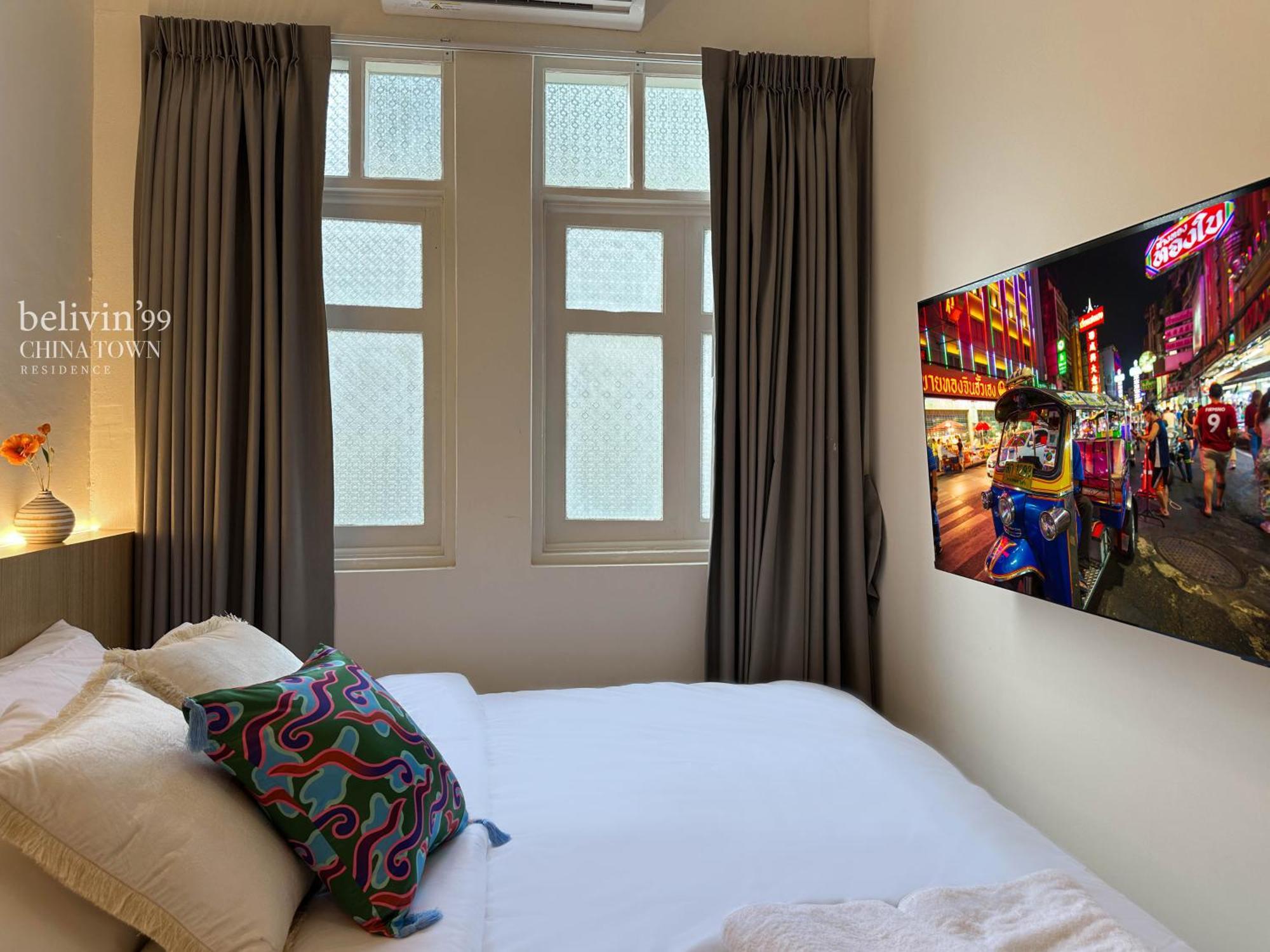 Belivin99 Residence Chinatown Bangkok Bagian luar foto