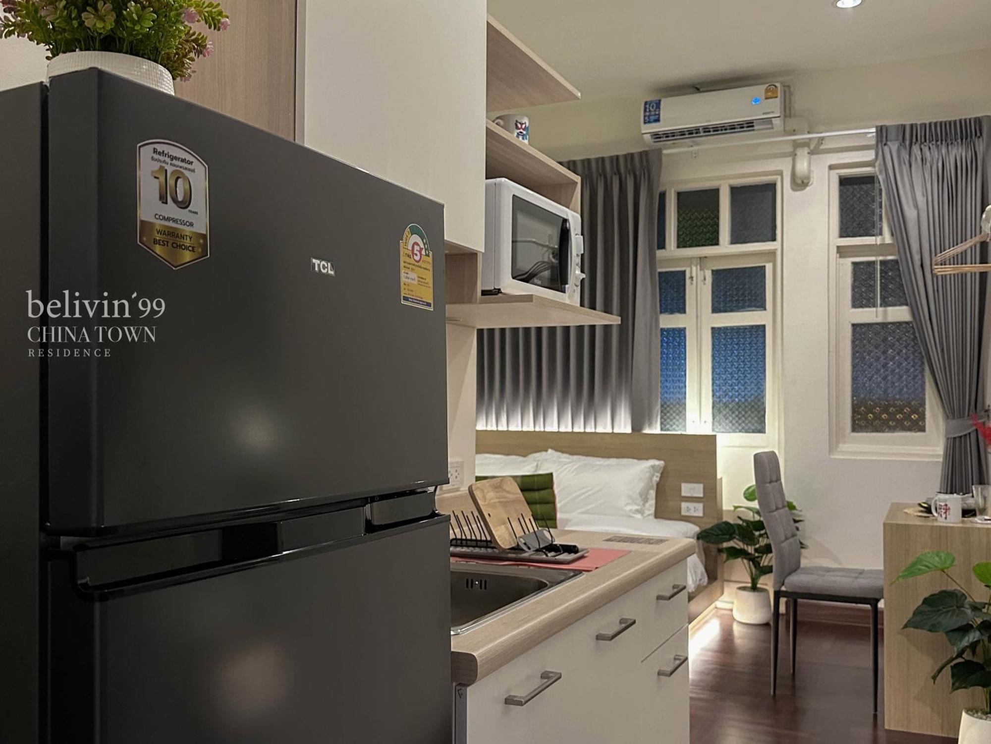 Belivin99 Residence Chinatown Bangkok Ruang foto